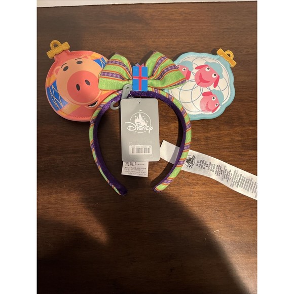 Disney Pixar Toy Story Christmas Holiday Minnie Mouse Ears Buzz Lightyear Hamm - Picture 6 of 6